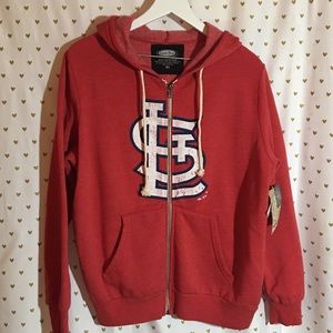 STL Cardinals Hooded Sweatshirt XL Vintage style